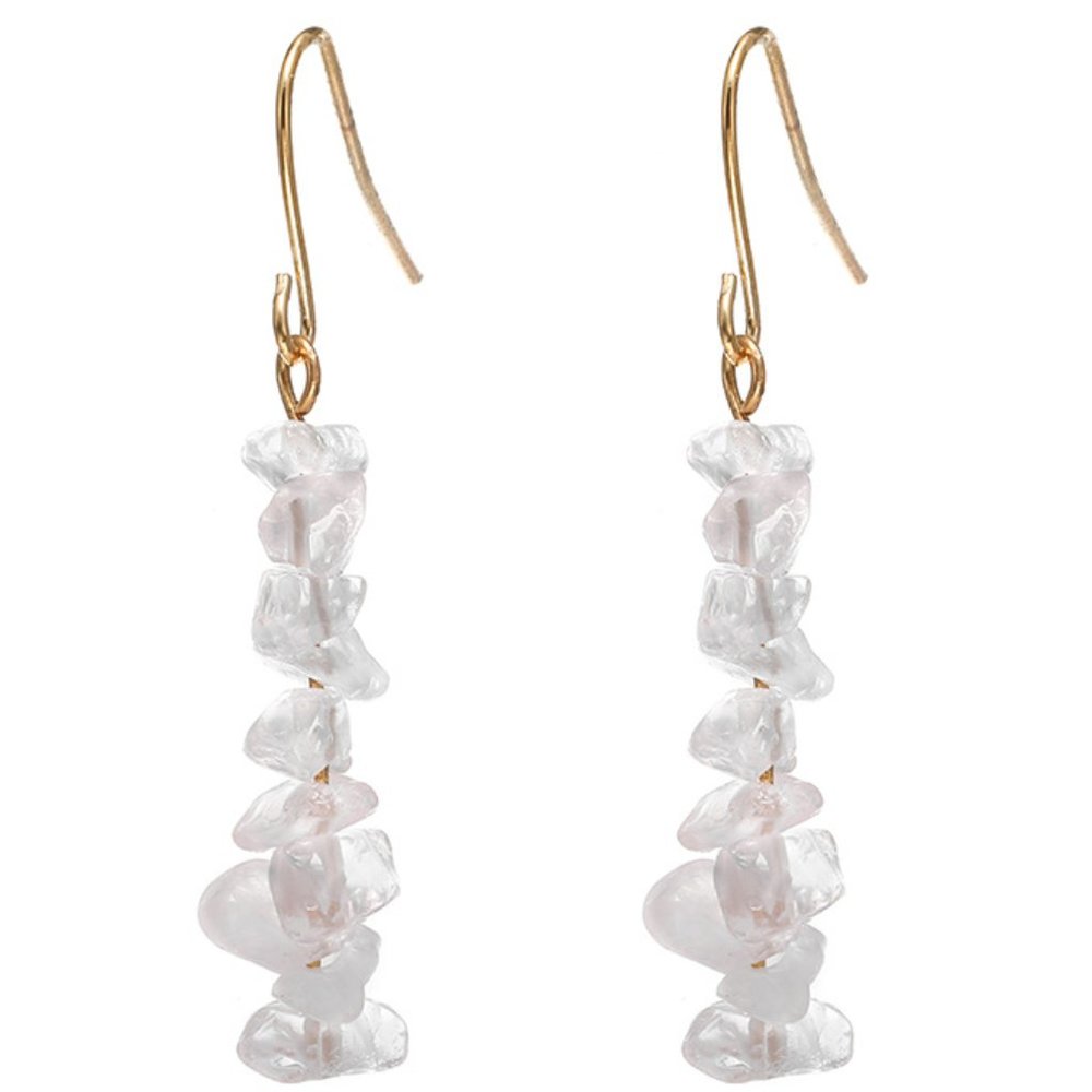 New Natural Crystal Stone Women's Earrings LX149252005EV
